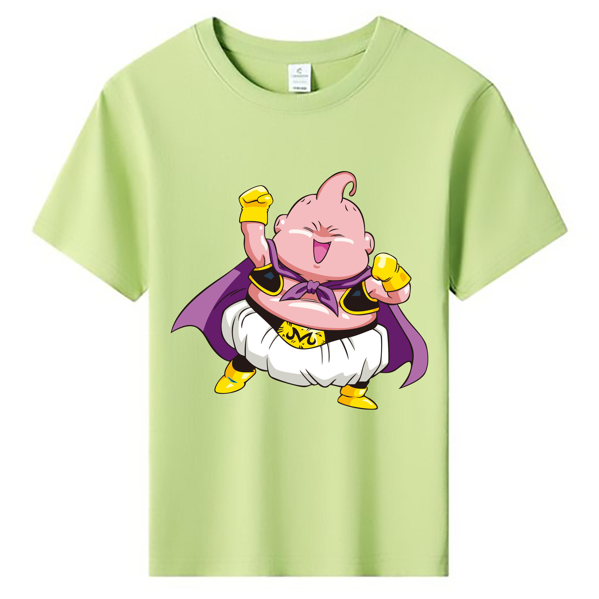 （画像用） ドラゴンボール 魔人ブウ DRAGON BALL Majin Buu 綿100％キッズTシャツ（フロントプリント）